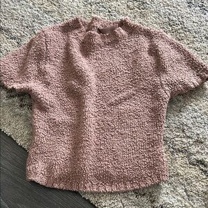 SKIMS Pink Textured Shapewear Top